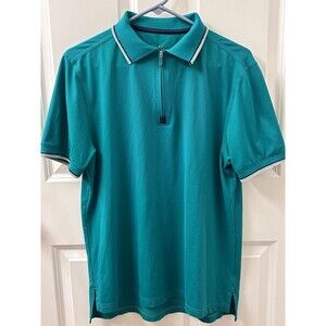 Bobby Jones Shirt Mens Small Green Pine Polo Performance Golf X-H20 Wicking